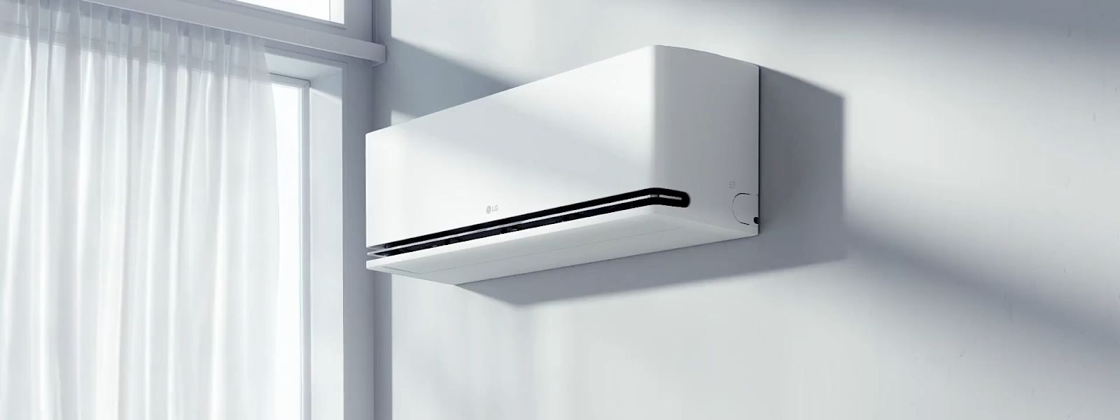 Điều hòa LG IDC18M1 sở hữu thiết kế tinh tế, cùng tone màu trắng tối giản