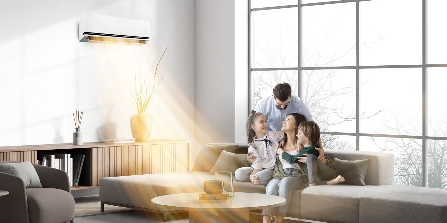 Máy biến tần kép DUAL Inverter vận hành êm ái